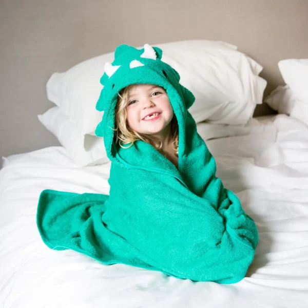 Dinosaur Friends Children's Hooded Bath Towel