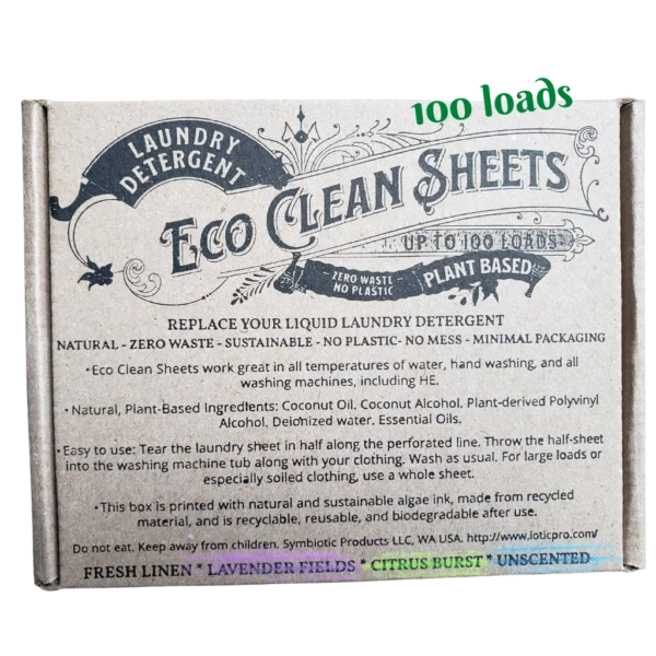 Eco Clean Sheets Front Close Up